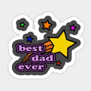 Best Daddy Ever ( purple ) Sticker